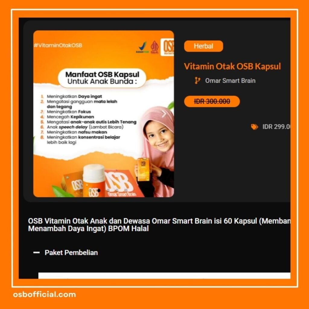 Vitamin Otak untuk Anak